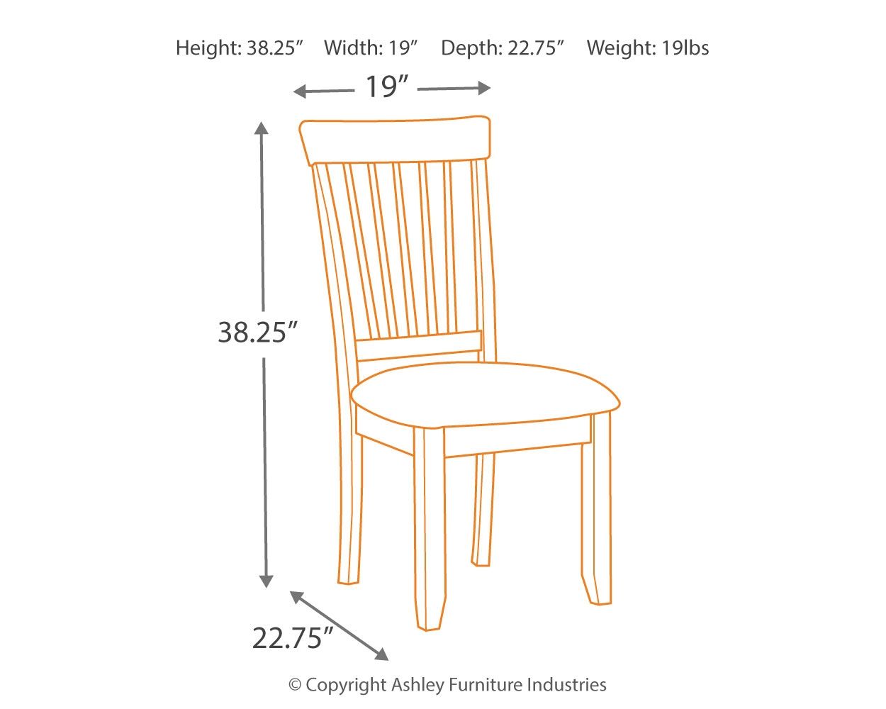 Rustic Brown Upholstered Dining Chairs Set