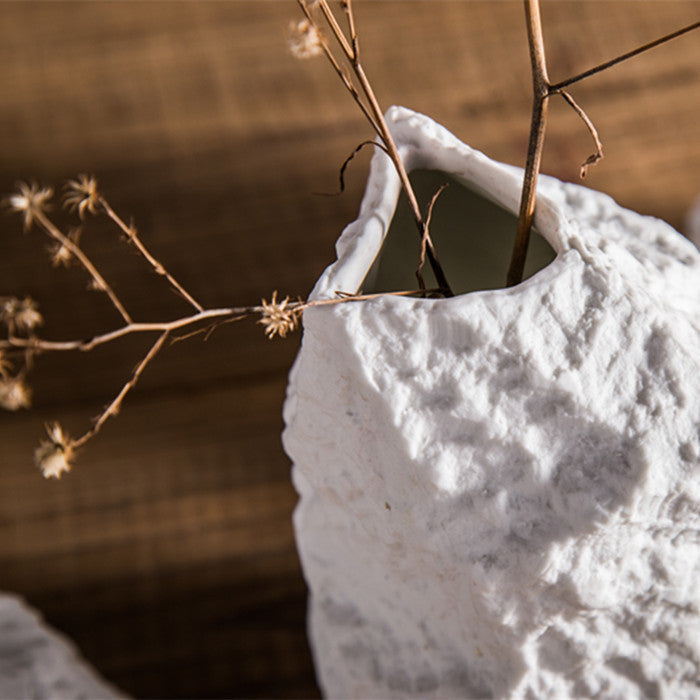 Modern Marble Ceramic Flower Vase Home Decoration