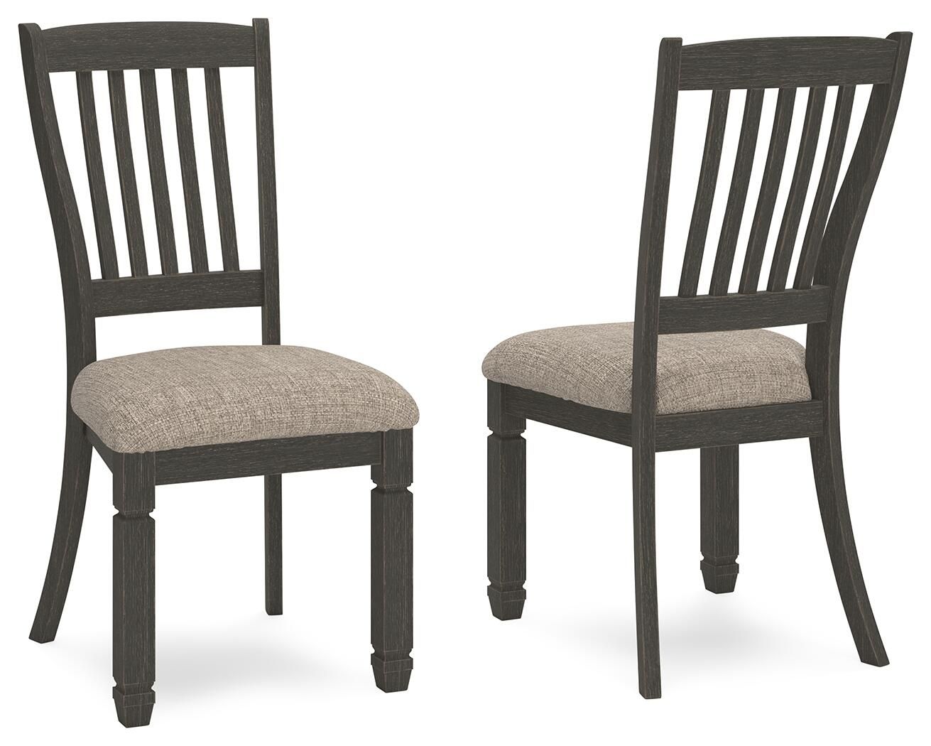 Tyler Creek Upholstered Slatback Dining Chairs Set