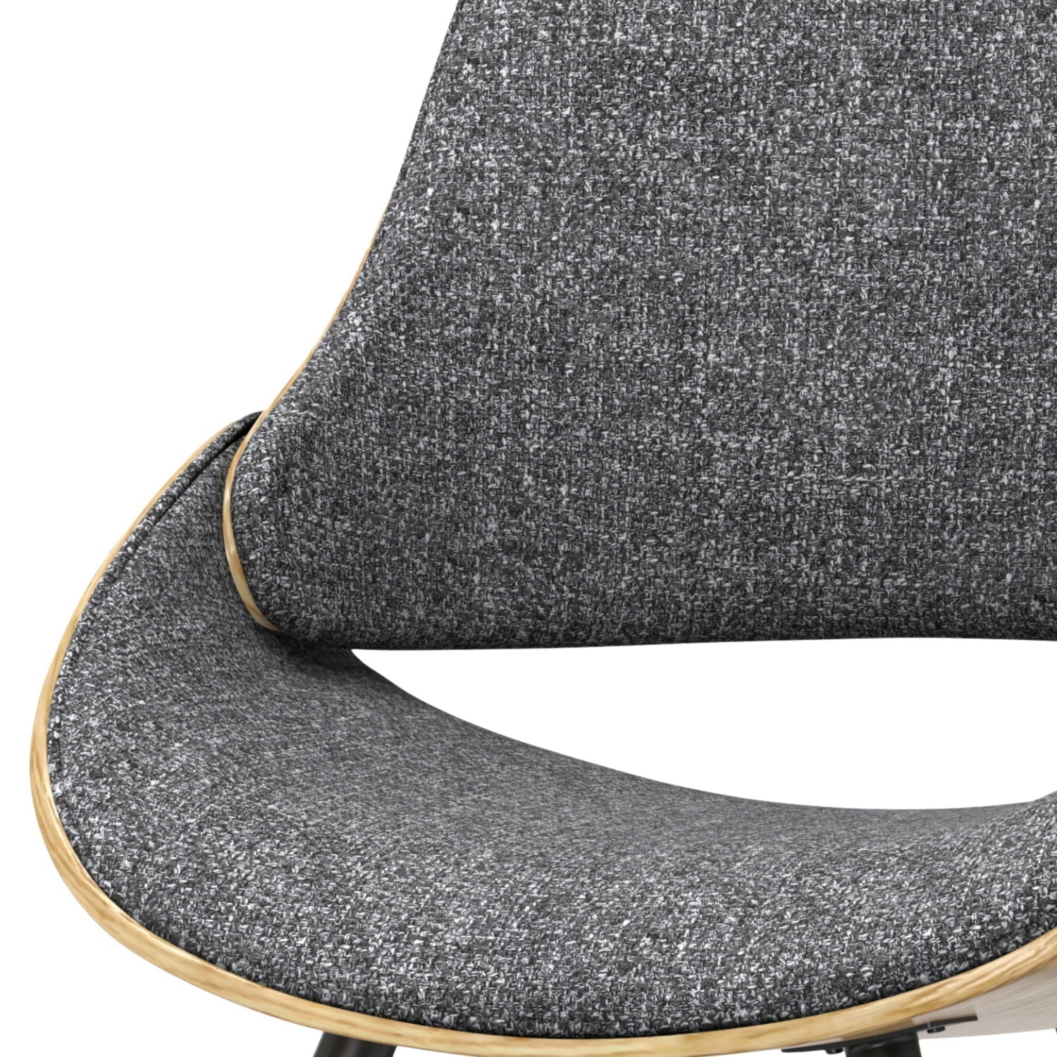 Bentwood Dining Chair With Wooden Backrest