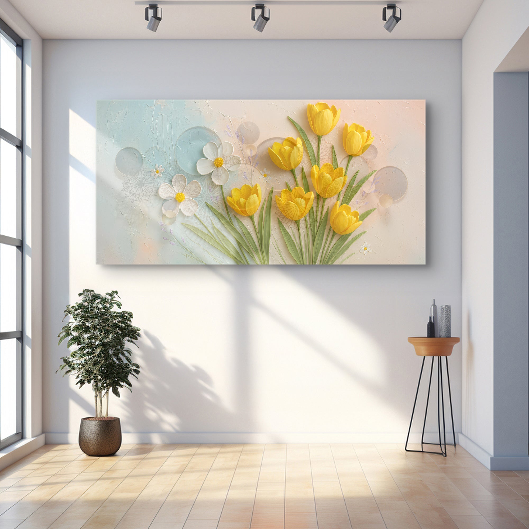 Floral Wall Art II Elegant Botanical Home Decor