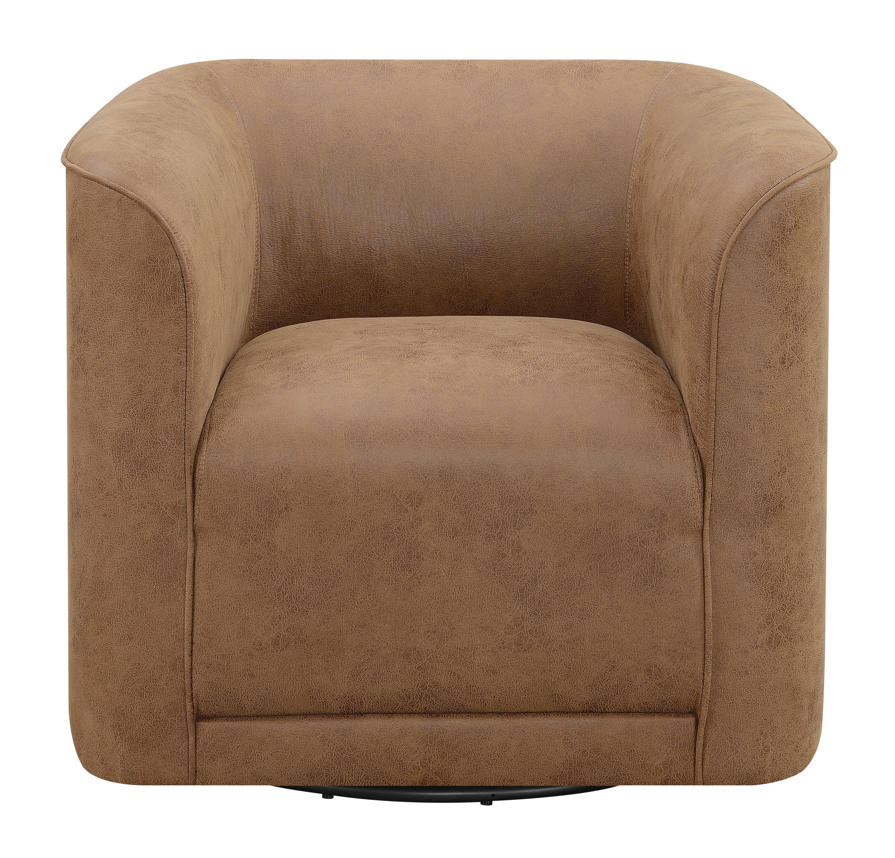 Brown Swivel Accent Chair
