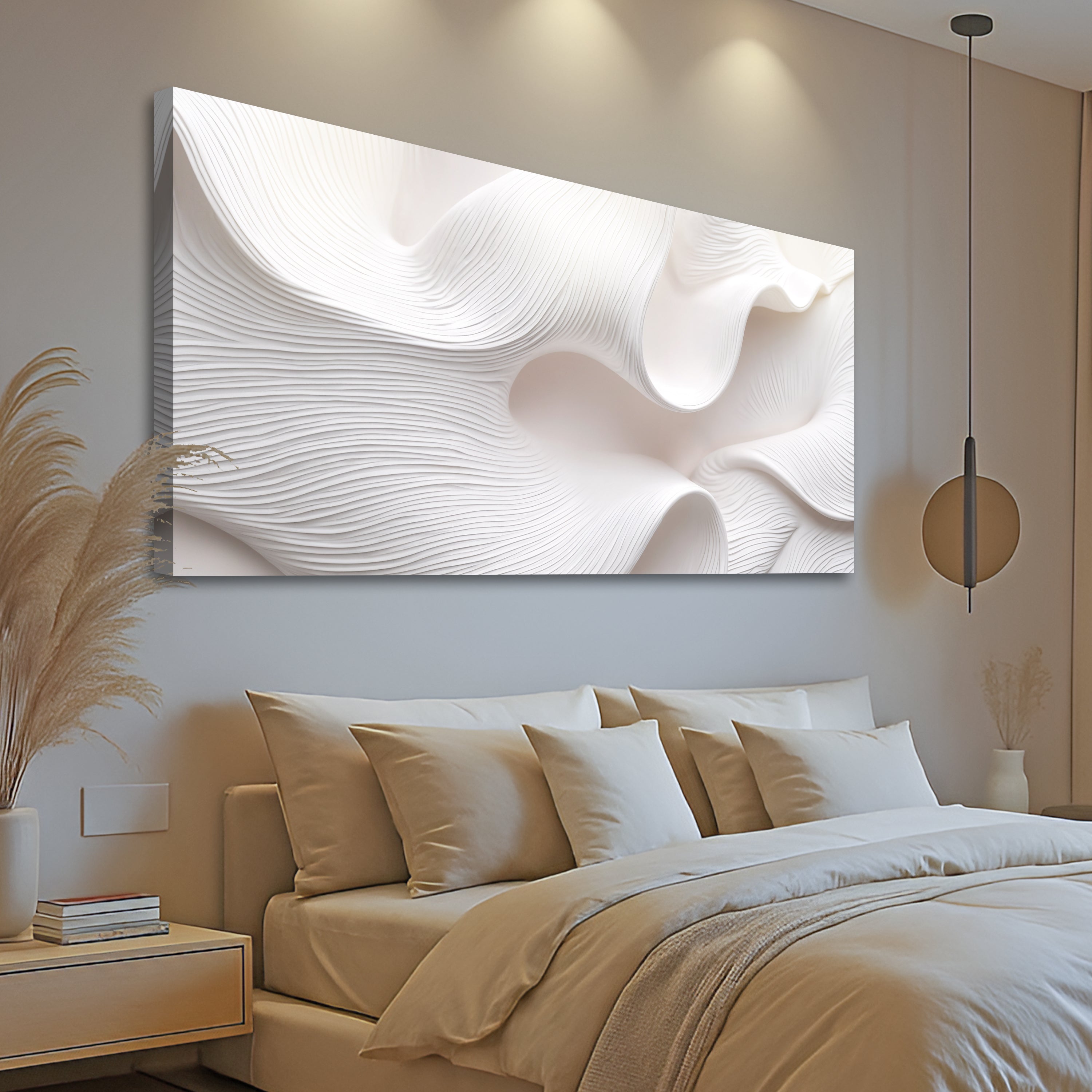 Minimalist Waves Wall Art Modern Home Decoration