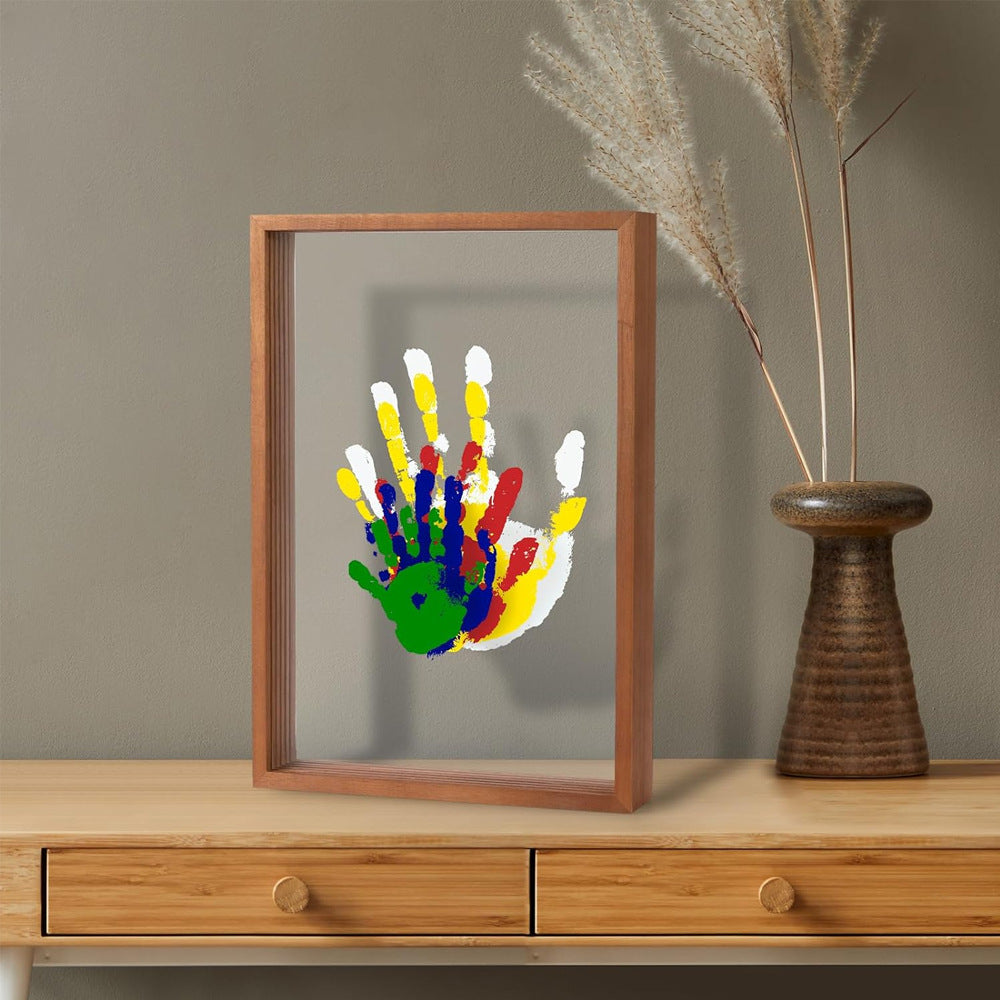 DIY Handprint Photo Frame Art Print Souvenir