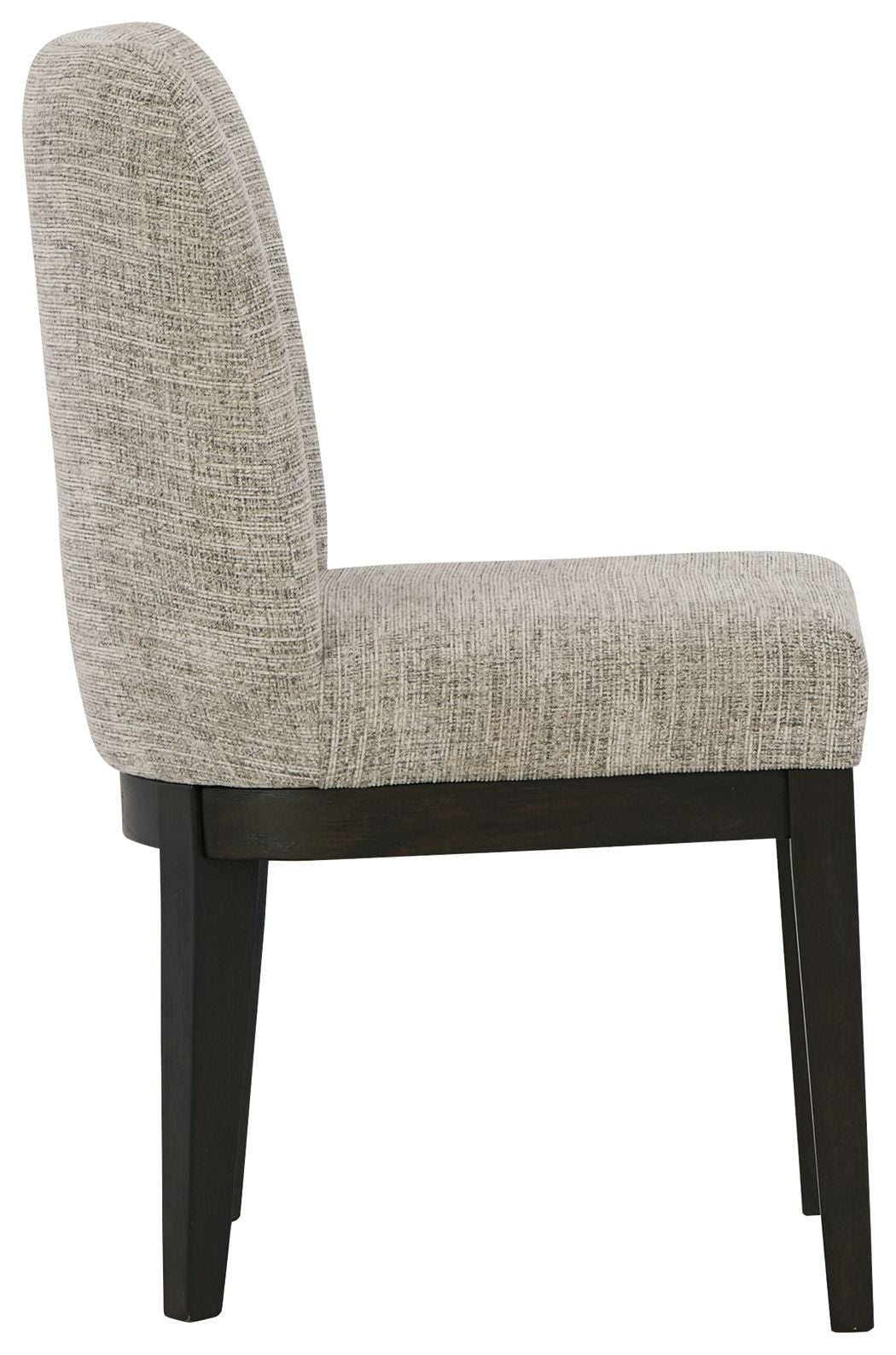 Beige Upholstered Dining Side Chairs Set
