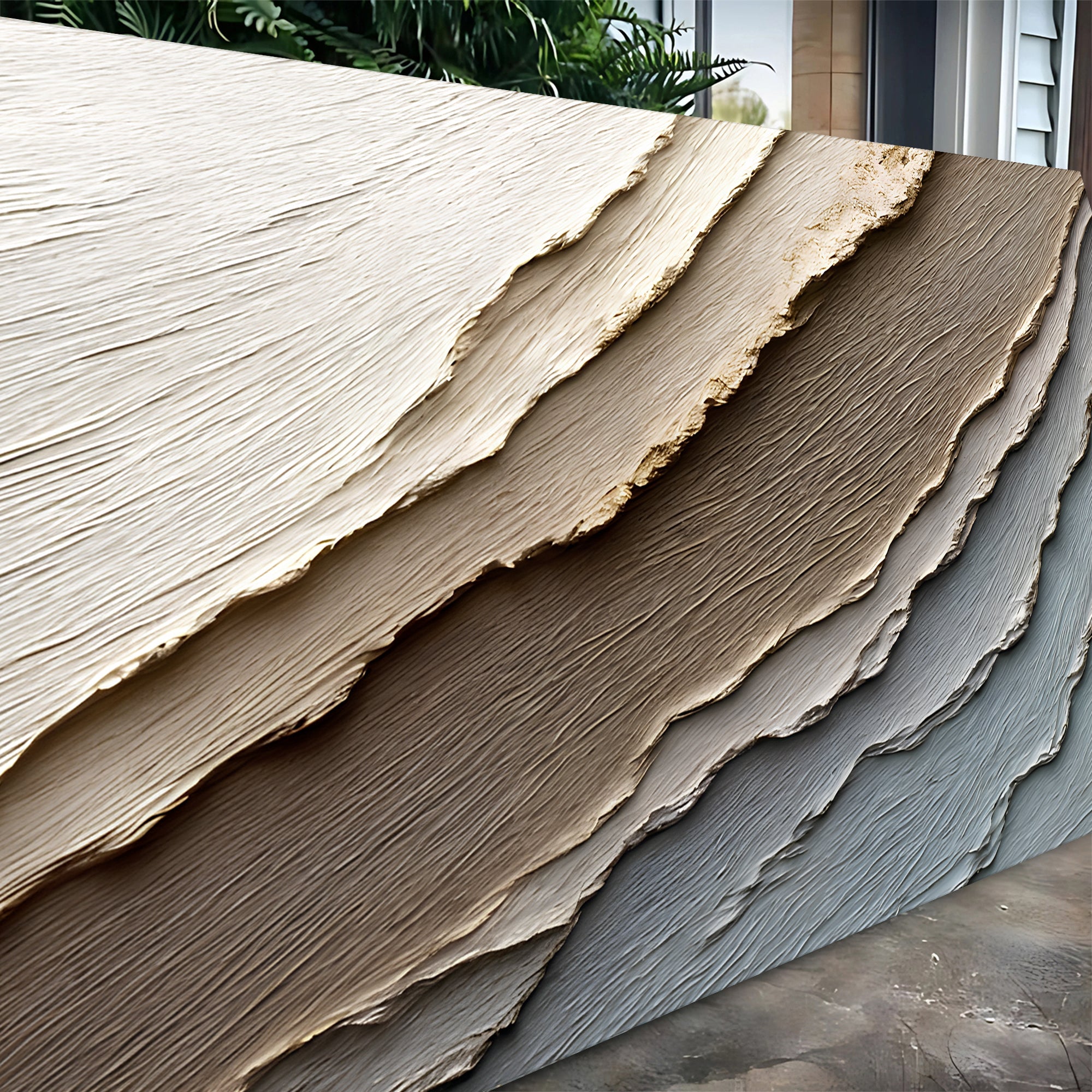 Abstract Earth Tones Wall Art Modern Home Decor