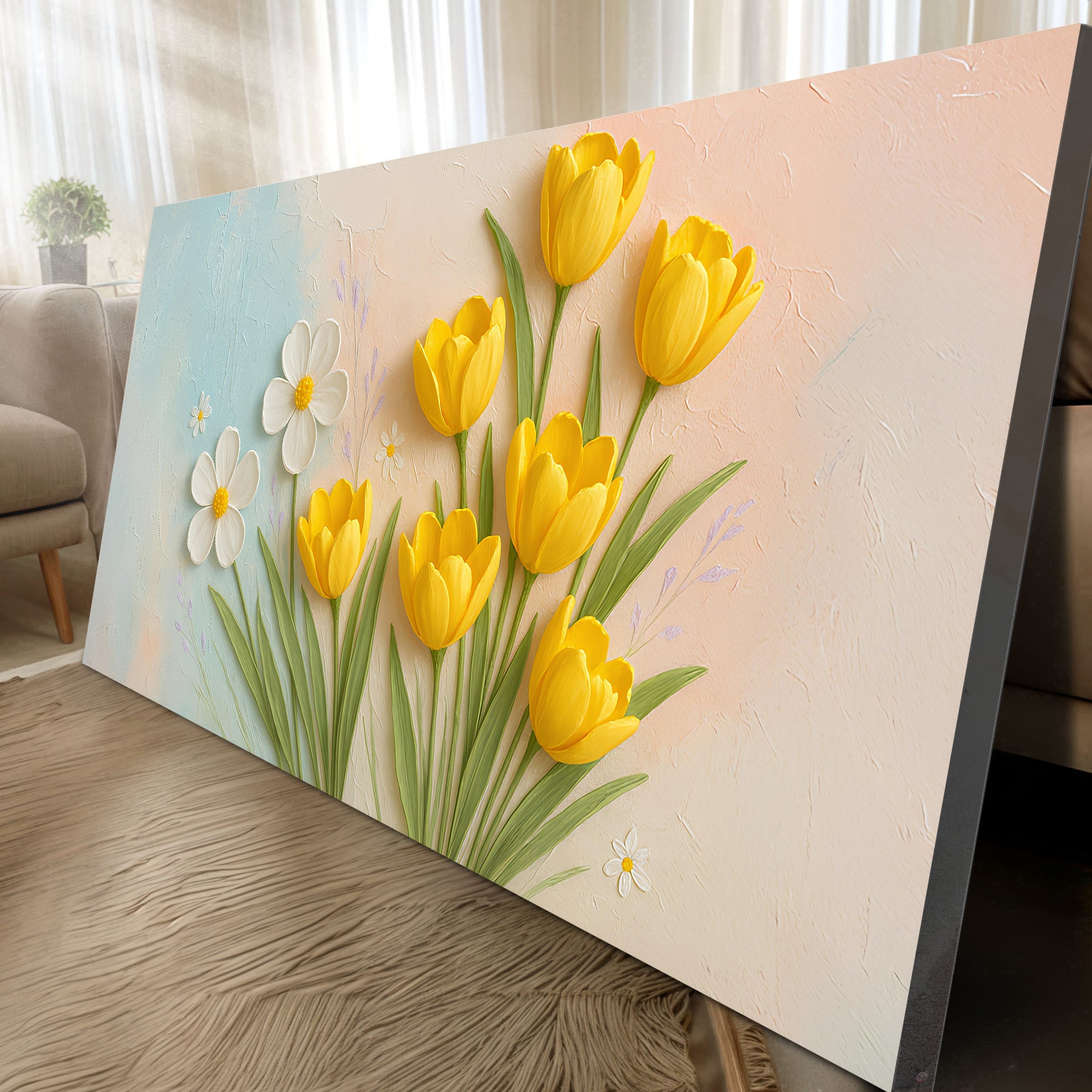 Floral Wall Art II Elegant Botanical Home Decor