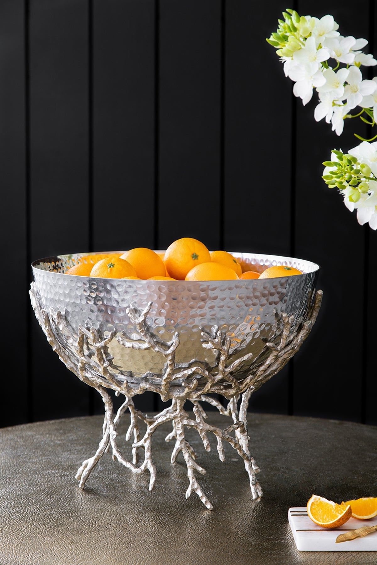 Decor Aluminum Decorative Bowl Modern Accent