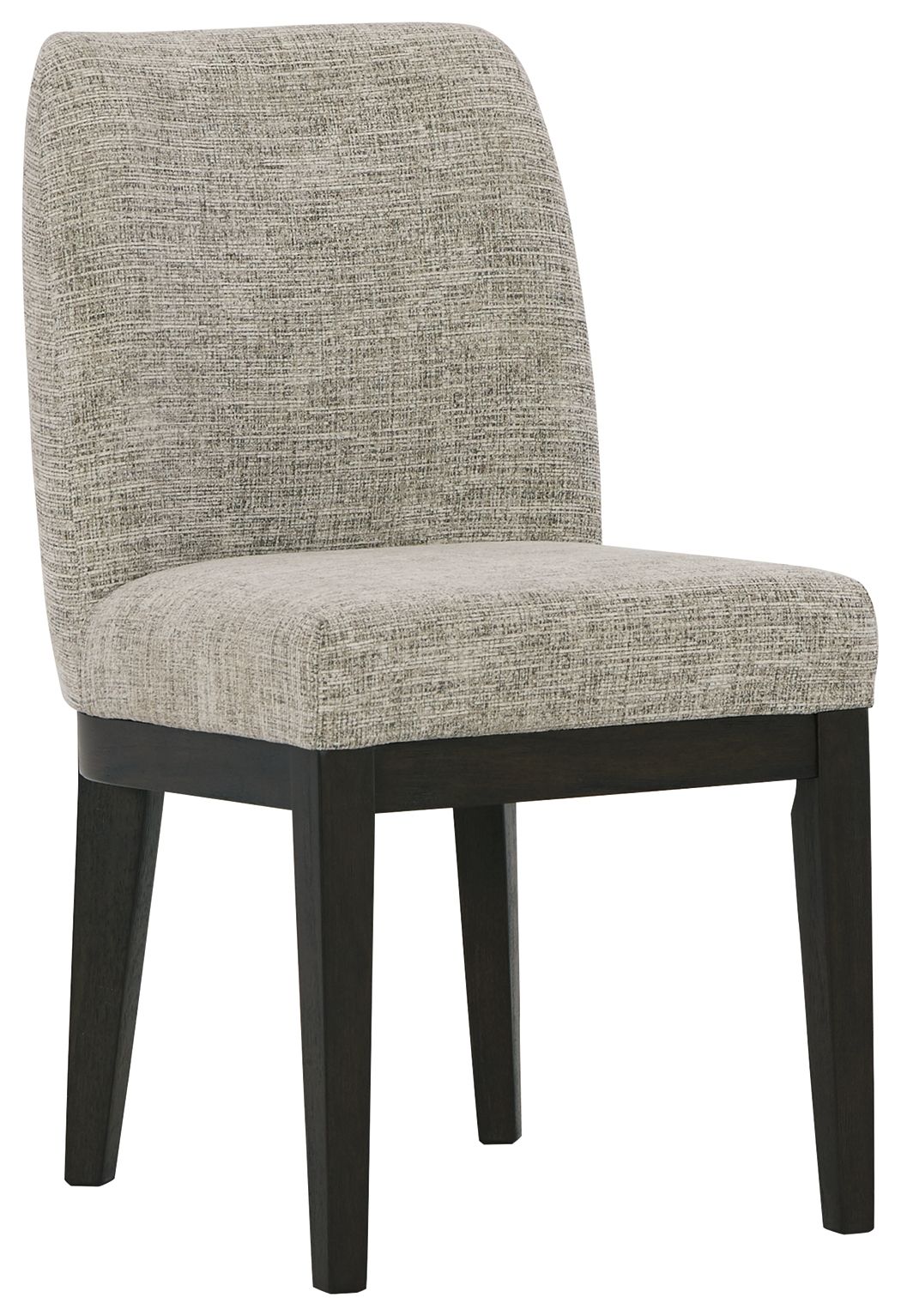 Beige Upholstered Dining Side Chairs Set
