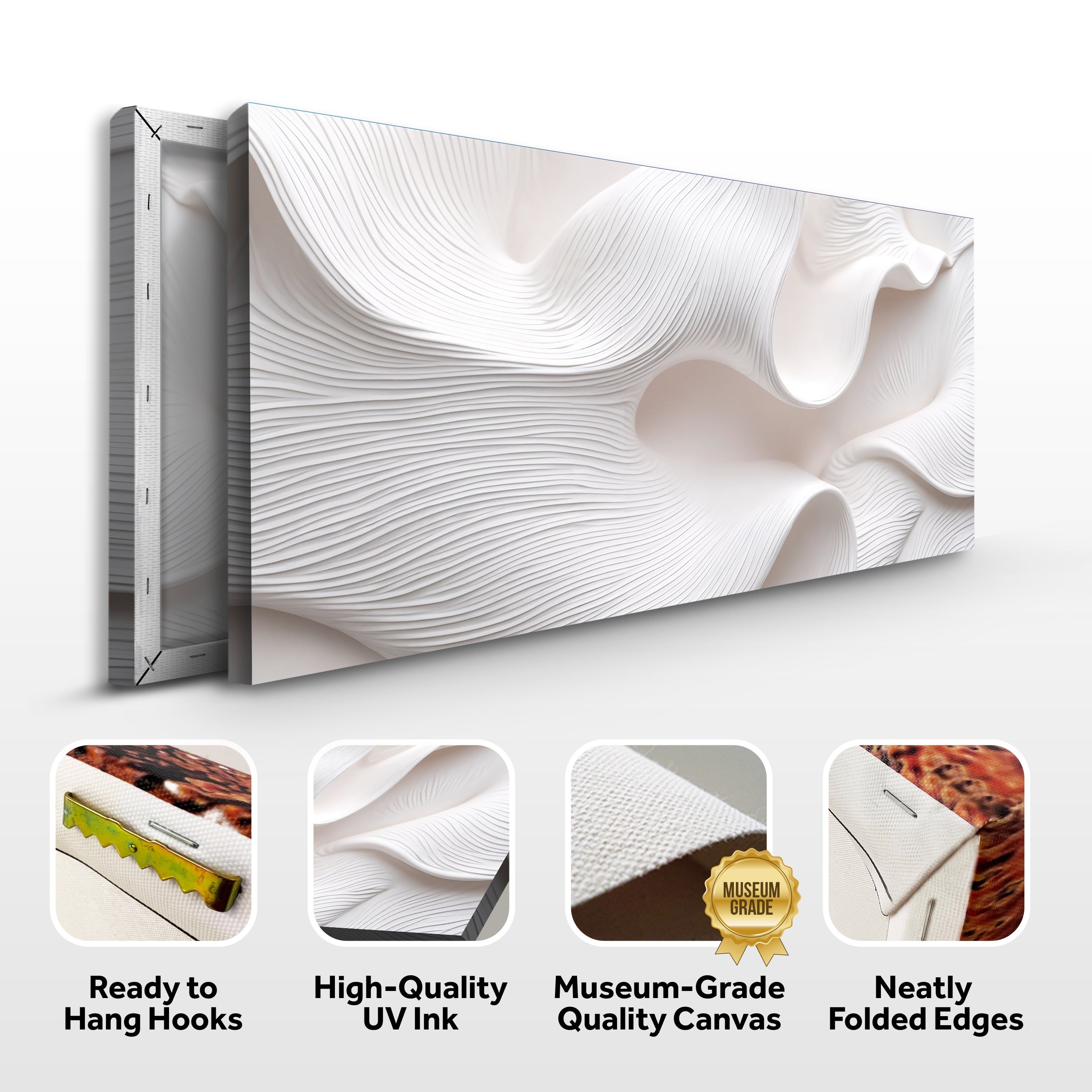 Minimalist Waves Wall Art Modern Home Decoration