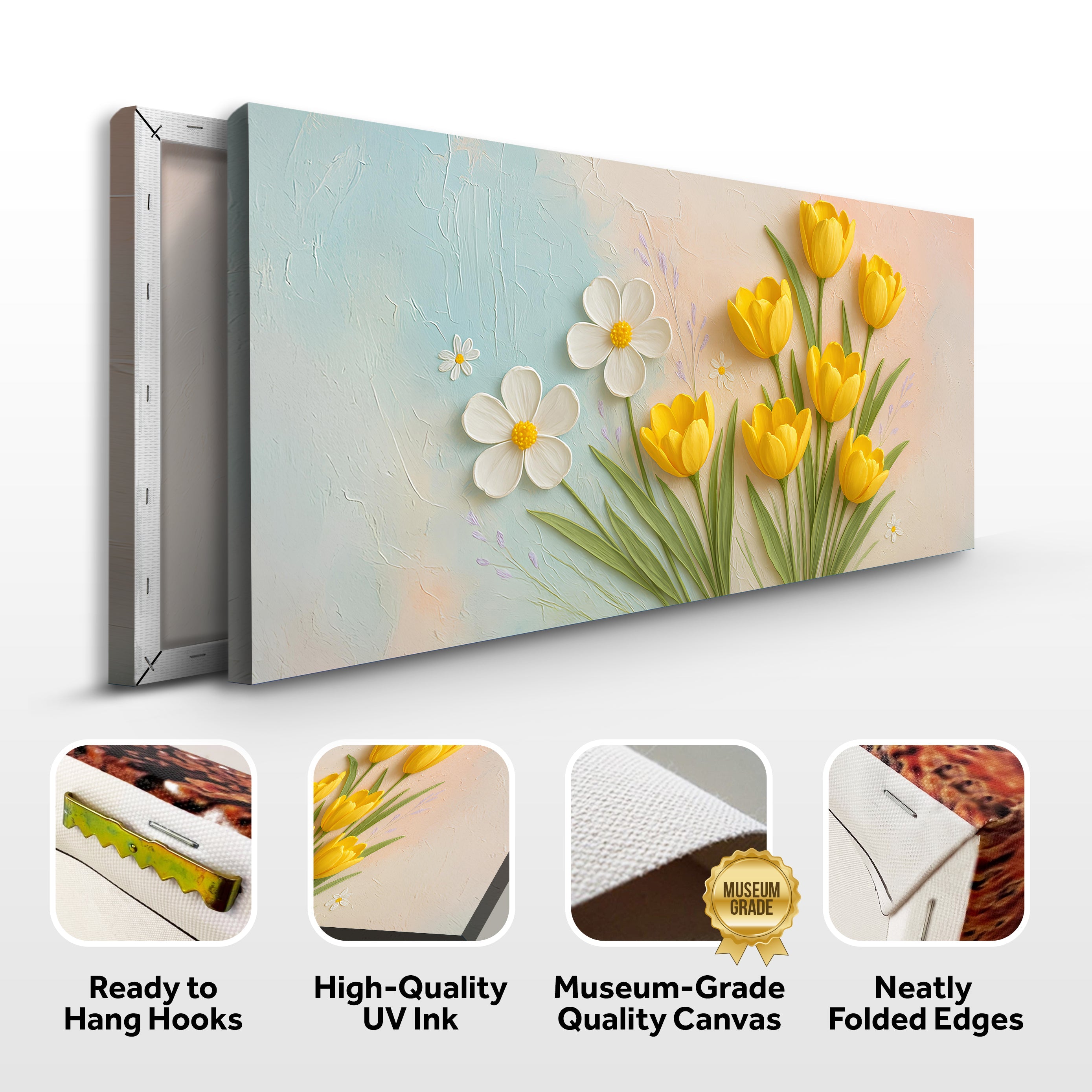 Floral Wall Art II Elegant Botanical Home Decor