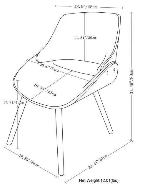 Bentwood Dining Chair With Wooden Backrest