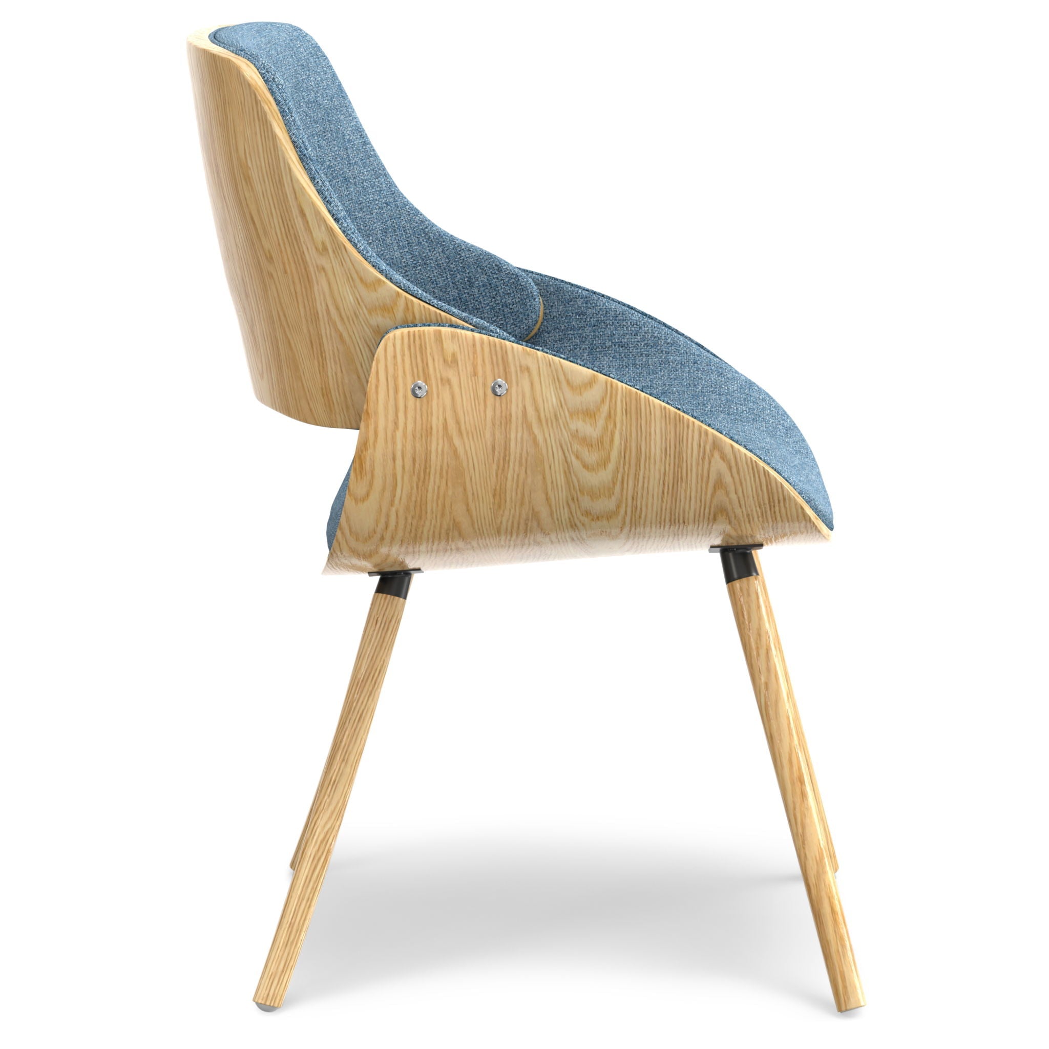 Bentwood Dining Chair With Wooden Backrest
