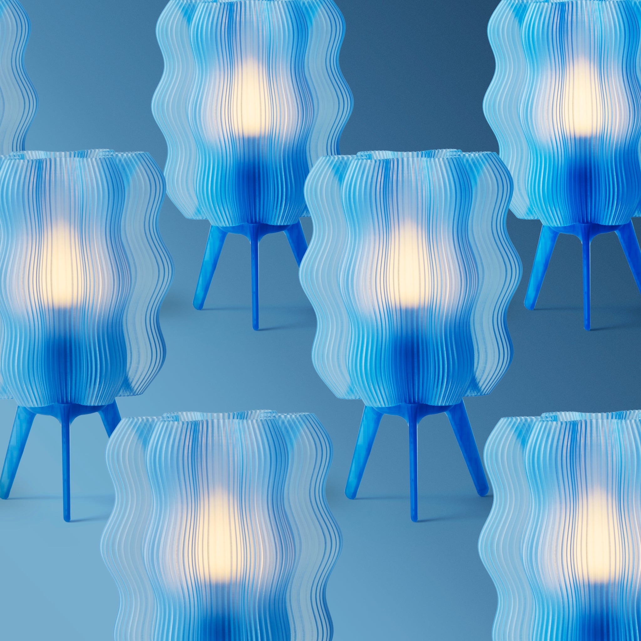 Wavy Lamp Modern Decorative Ambient Home Lighting