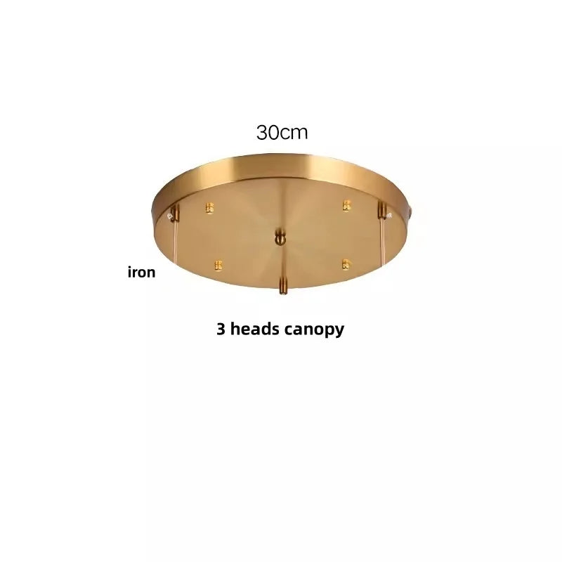 IWHD Clear Glass LED Pendant Lights Dining Living Room Cafe Brass Nordic Modern Simple Home Decor Hanging Lamp Lamparas Colgante