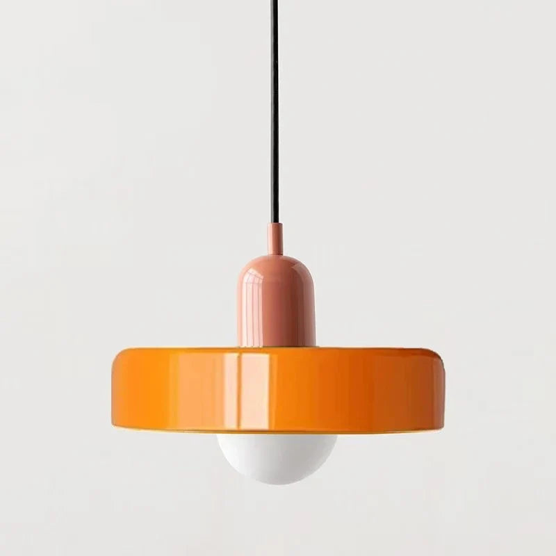 Nordic Retro Glass Pendant Lamp E27 LED Chandelier
