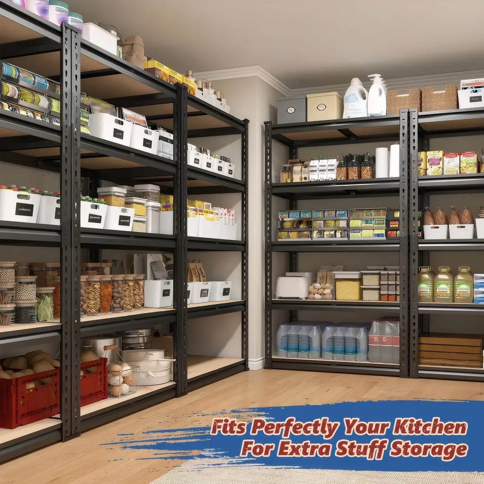 Heavy Duty Garage Shelving Adjustable Storage Rack 2000LBS