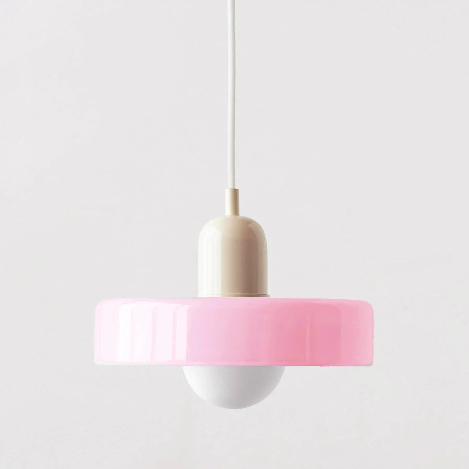 Nordic Retro Glass Pendant Lamp E27 LED Chandelier