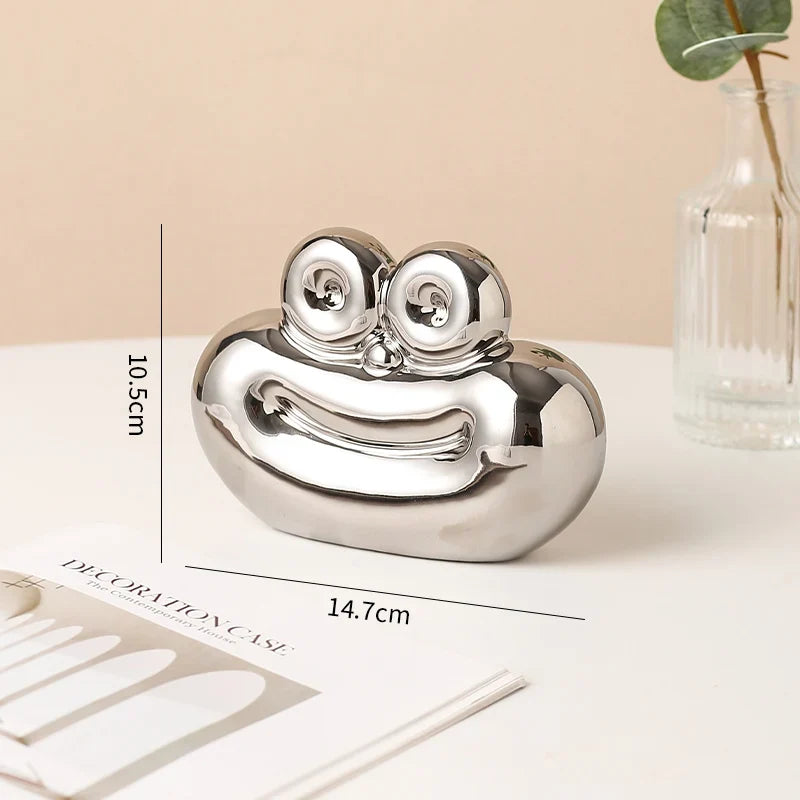 Sausage-Shaped Ceramic Decorative Ornament Creative Home Decor