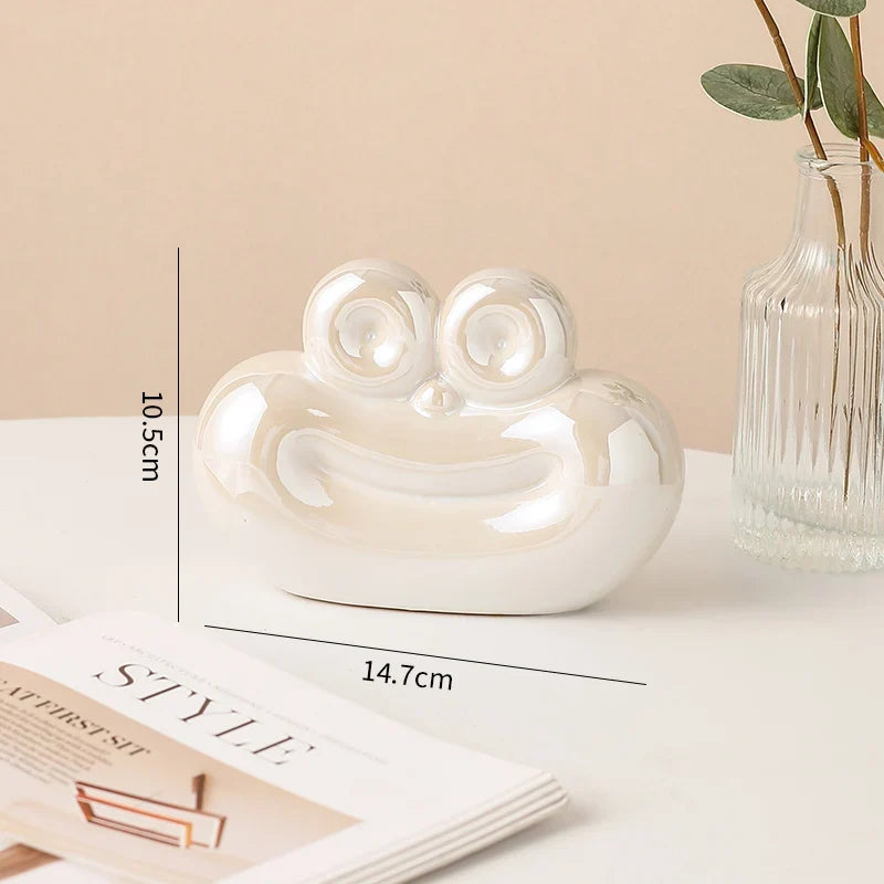 Sausage-Shaped Ceramic Decorative Ornament Creative Home Decor