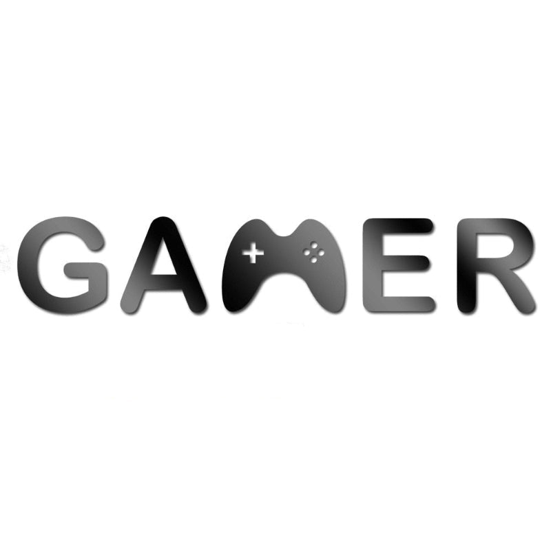 Acrylic Gamer Wall Decal Decorative Mirror Sticker