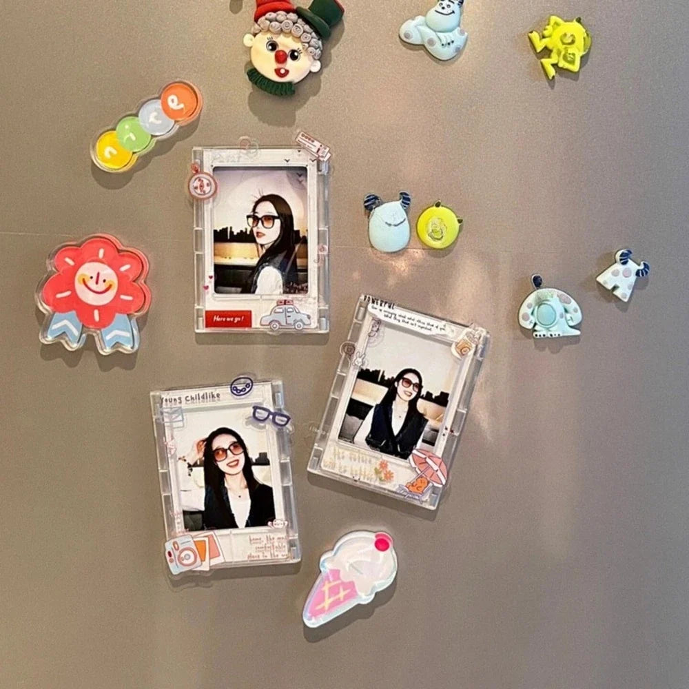 Magnetic Refrigerator Picture Frames For Color Photos Gift