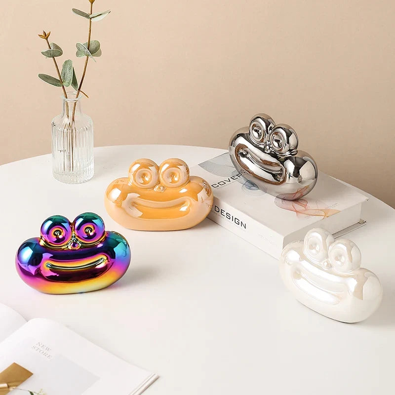 Sausage-Shaped Ceramic Decorative Ornament Creative Home Decor