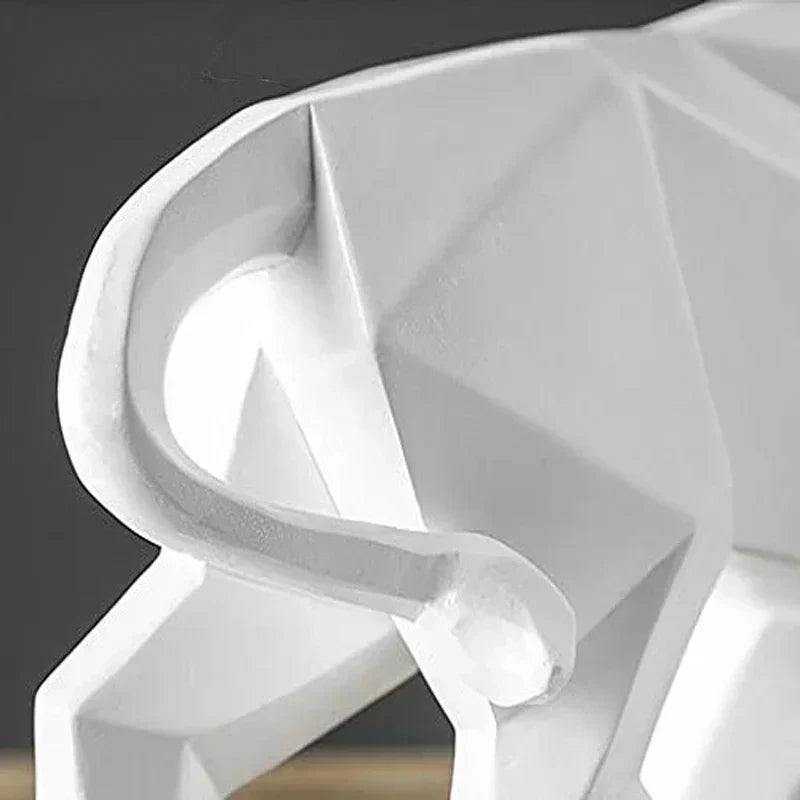 Nordic Resin Bull Ornament Modern Home Decoration Figurine