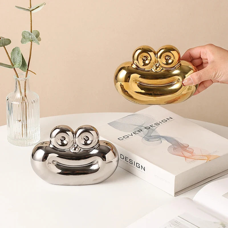 Sausage-Shaped Ceramic Decorative Ornament Creative Home Decor