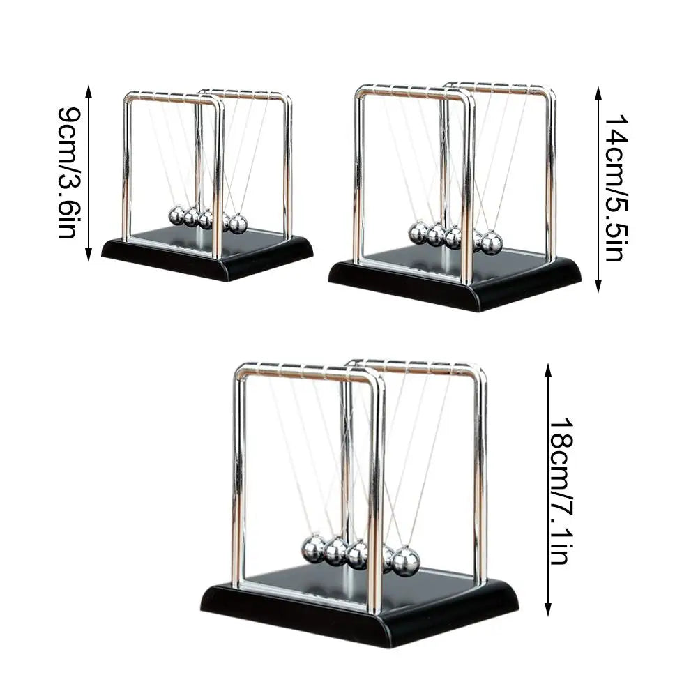 Home Decor Newton's Cradle Metal Pendulum Educational Physics Toy Kinetic Energy Office Stress Reliever Ornament