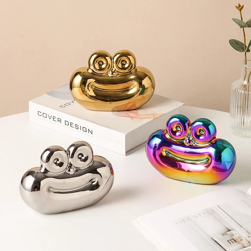 Sausage-Shaped Ceramic Decorative Ornament Creative Home Decor