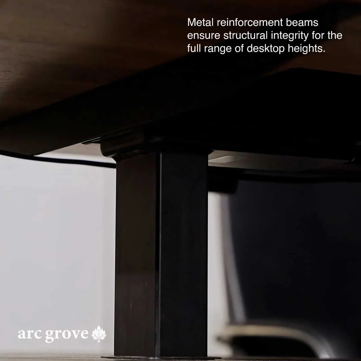 Anderson · L-Shaped Executive Standing Desk, Adjustable Height