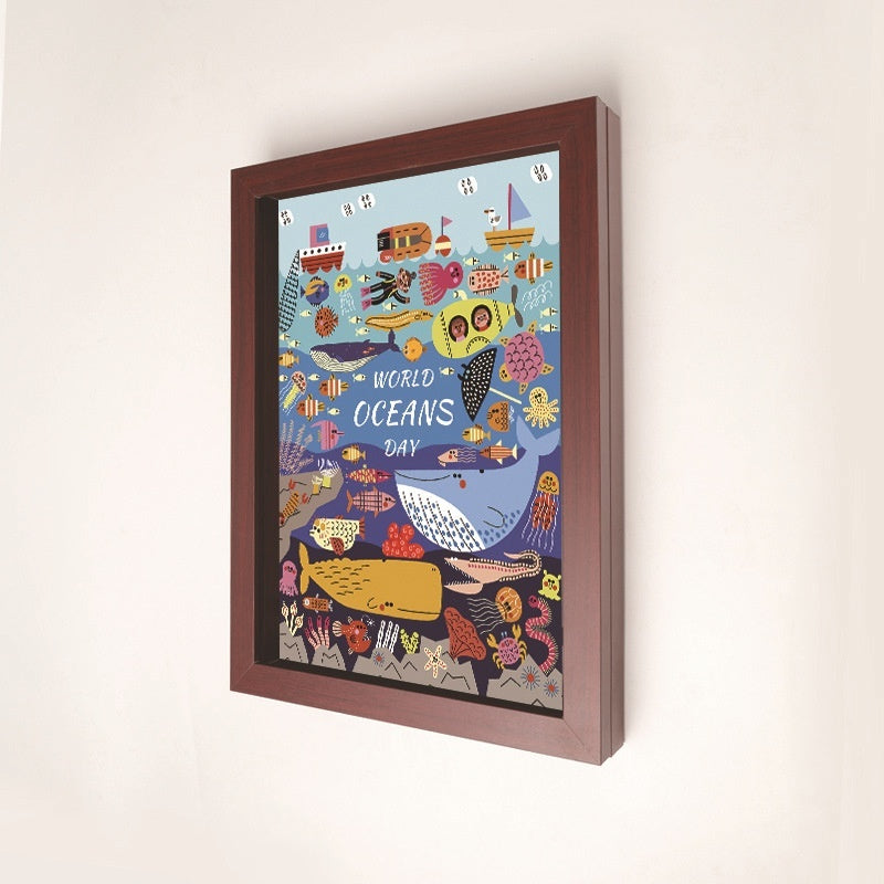 A4 Kids Art Storage Frame Magnetic Display
