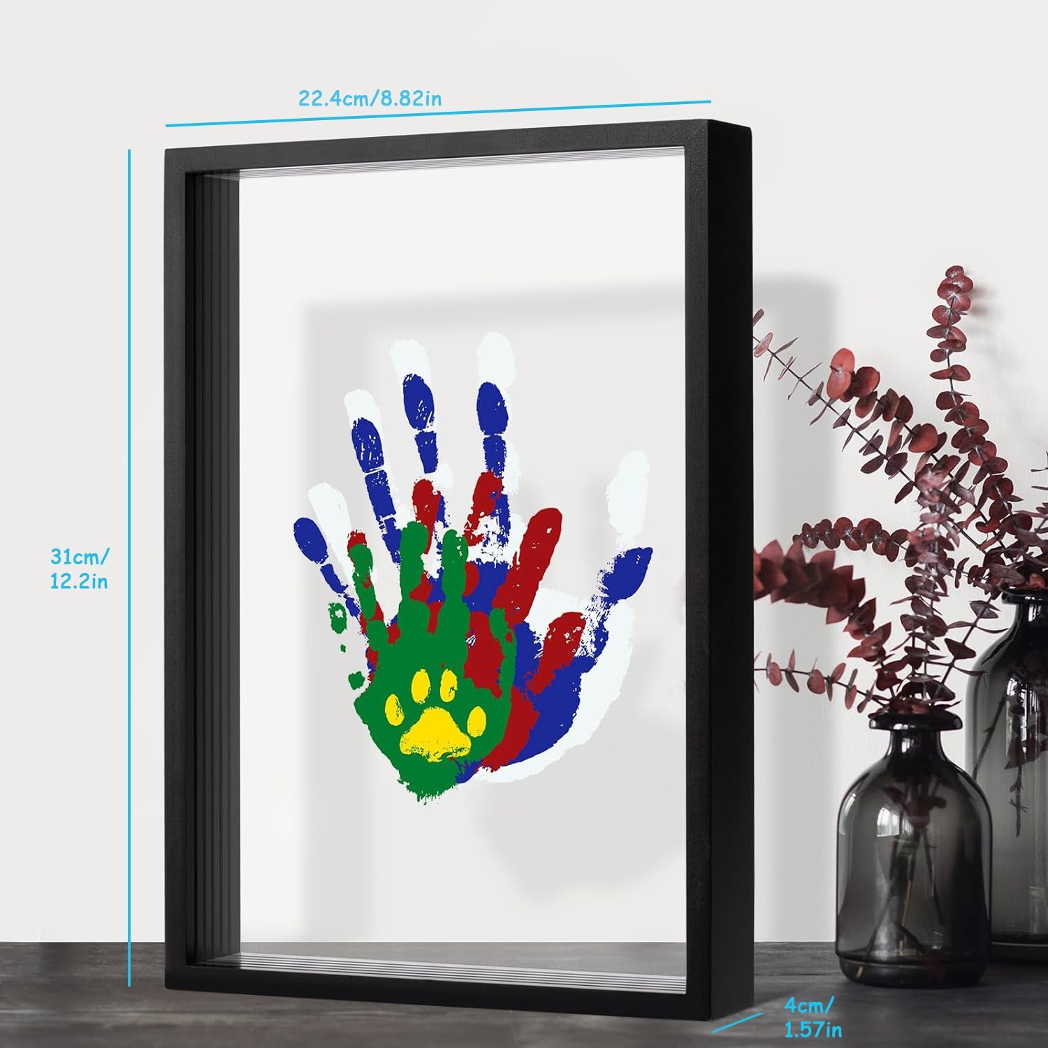 DIY Handprint Photo Frame Art Print Souvenir