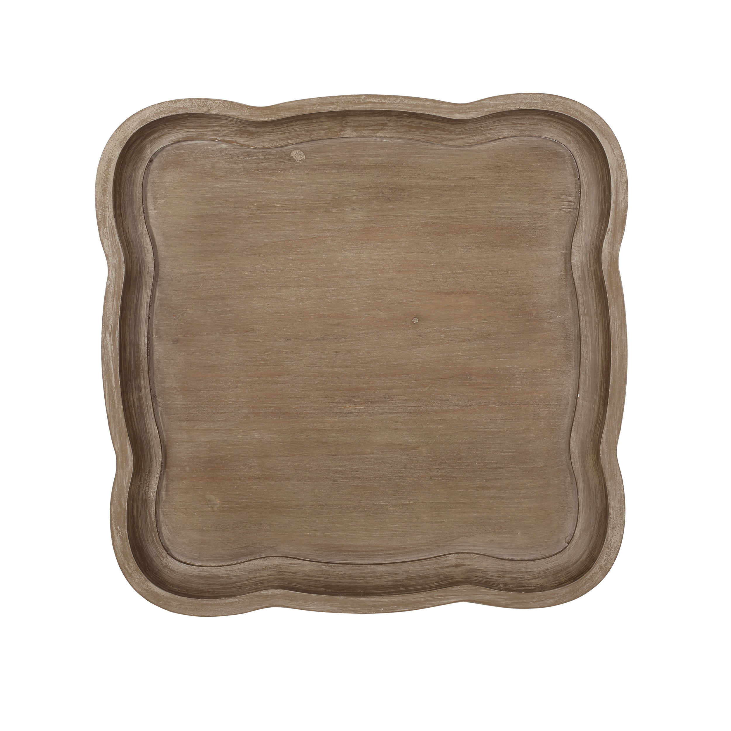Accent Table with Hourglass Base and French Country Design