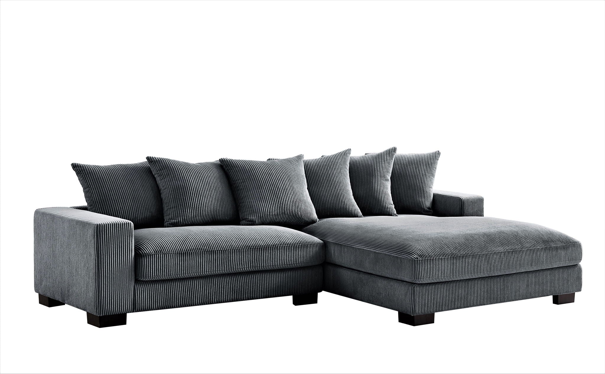Oversized L-Shaped Sectional Sofa With Chaise