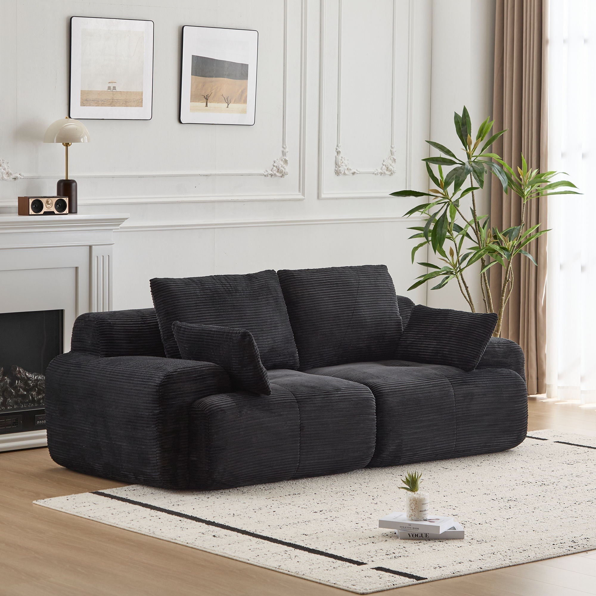 2-Seater Large Sectional Sofa Couch Living Room