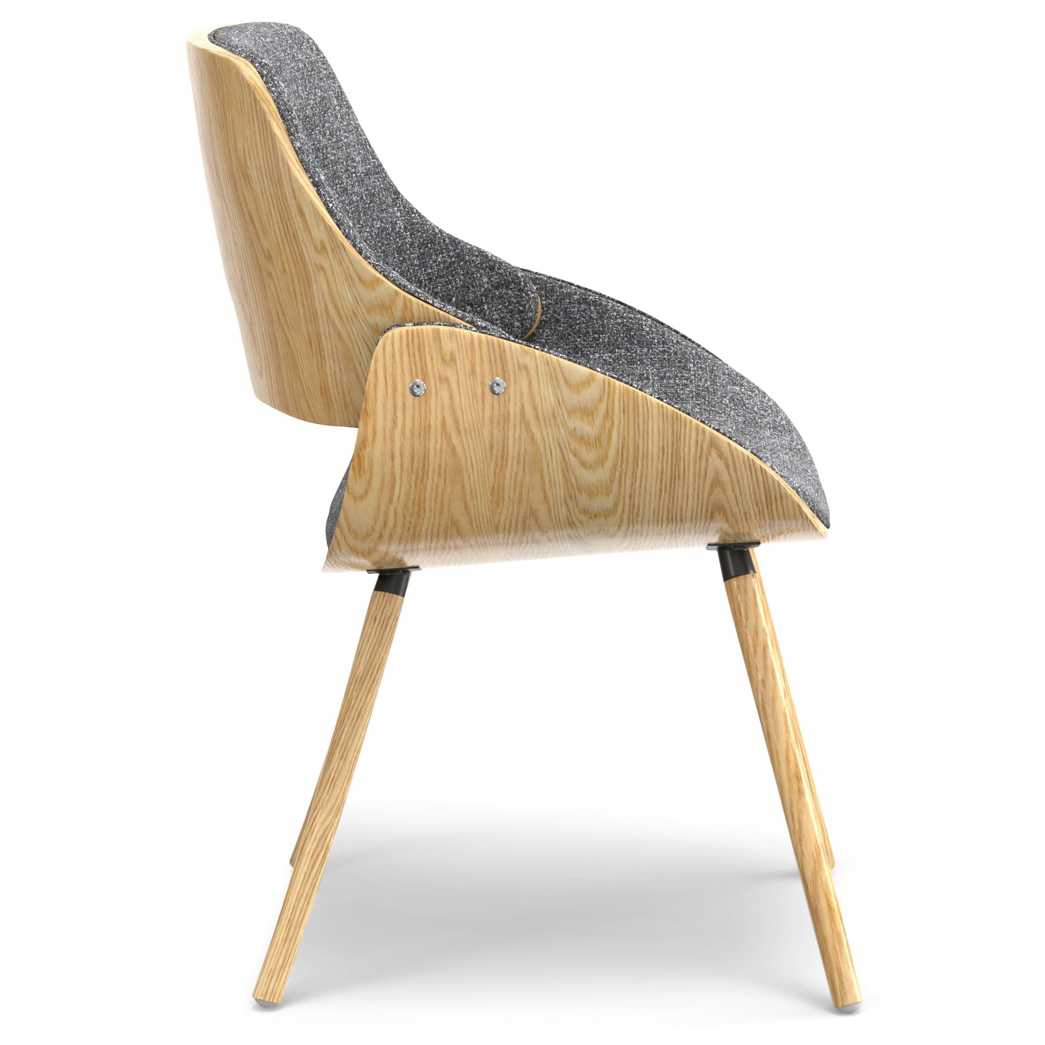 Bentwood Dining Chair With Wooden Backrest