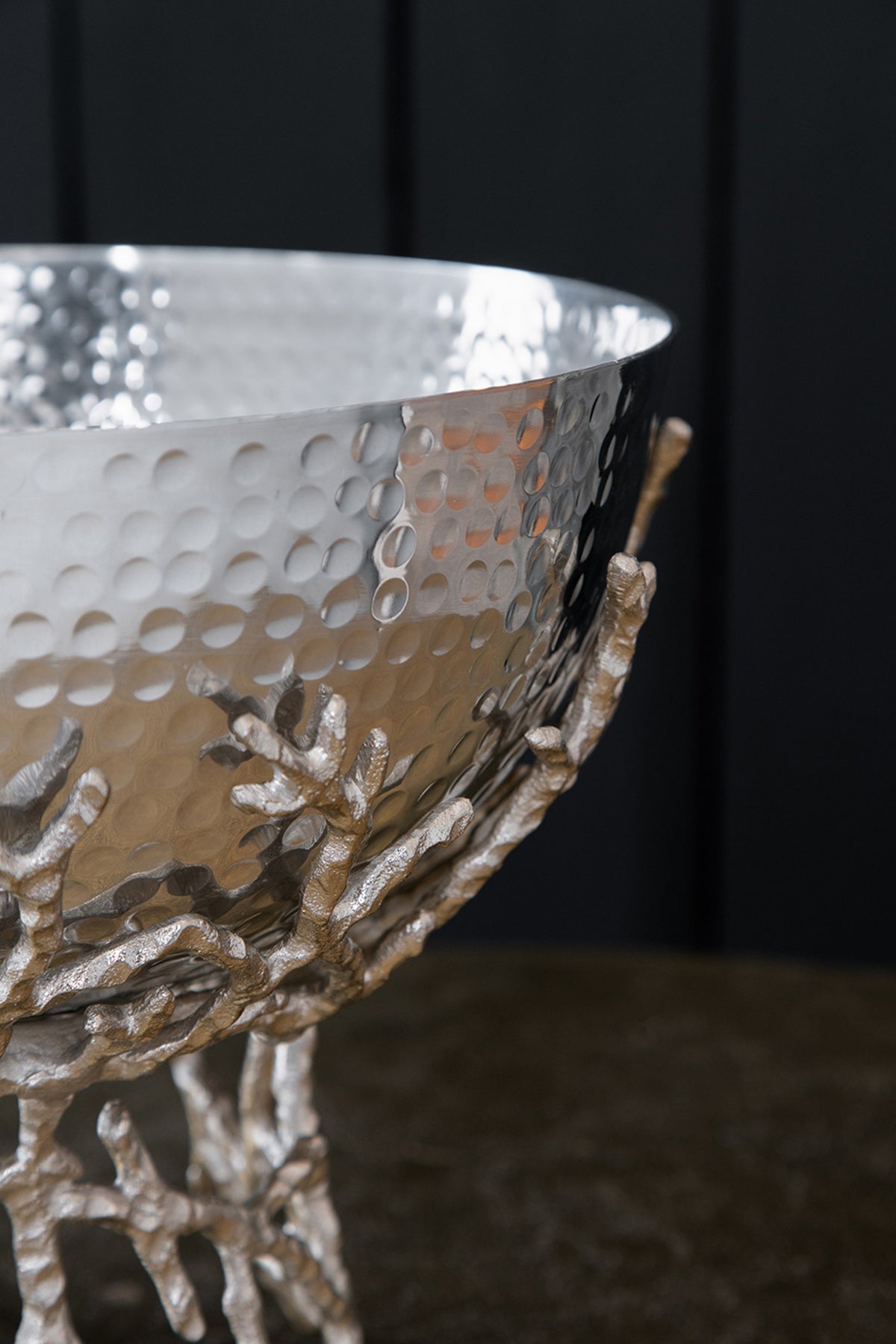 Decor Aluminum Decorative Bowl Modern Accent