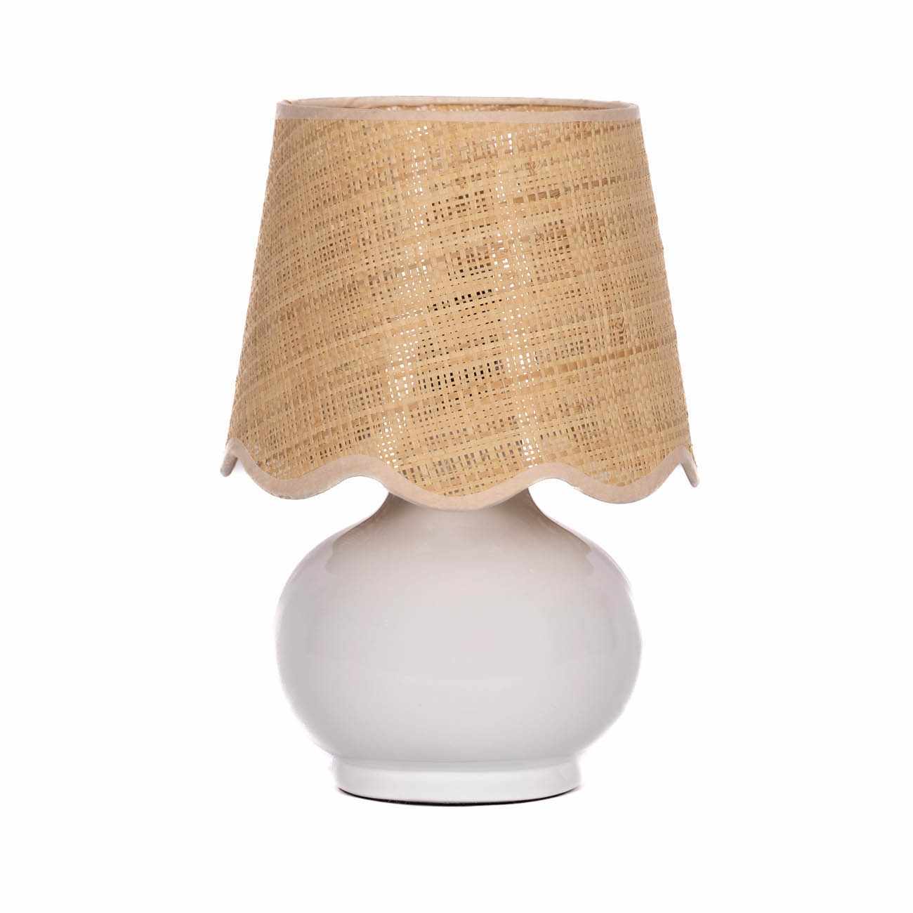 Logale White Ceramic Table Lamp Modern Lighting